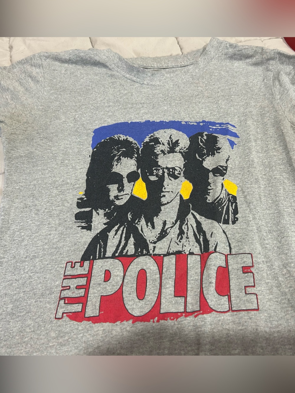 Women’s Gray 'The Police' Graphic Tee
